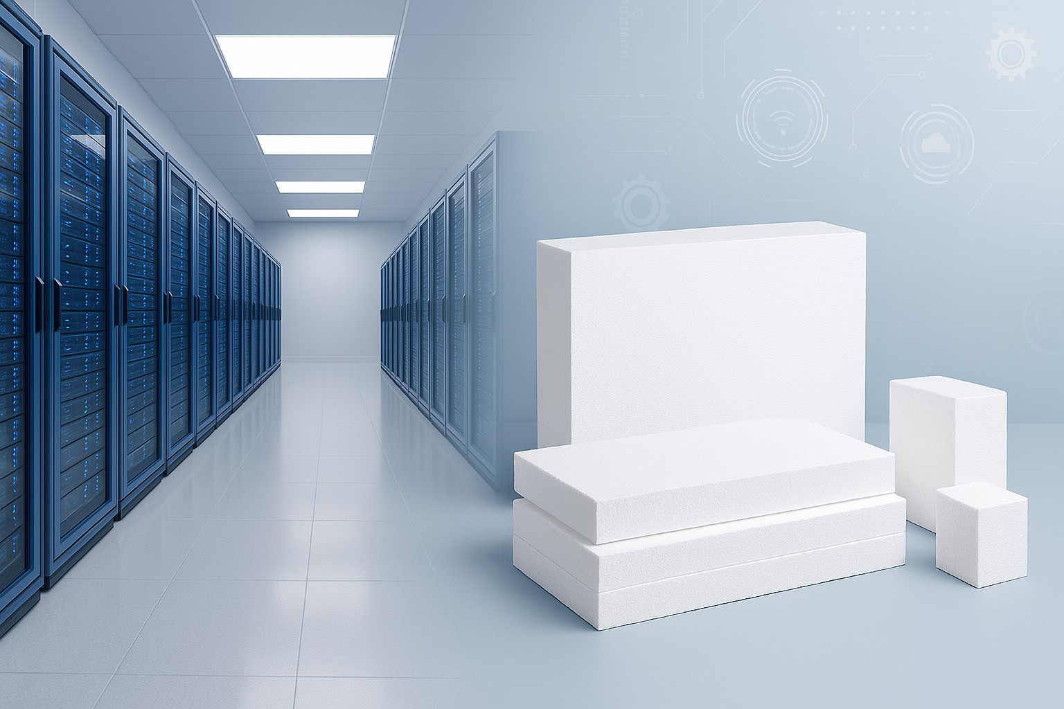 Giải pháp xốp EPS cho Data Center – Cách nhiệt, giảm tải kết cấu và tối ưu năng lượng